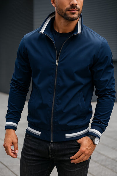 Mike™ | Autumn Blouson With Standing Collar