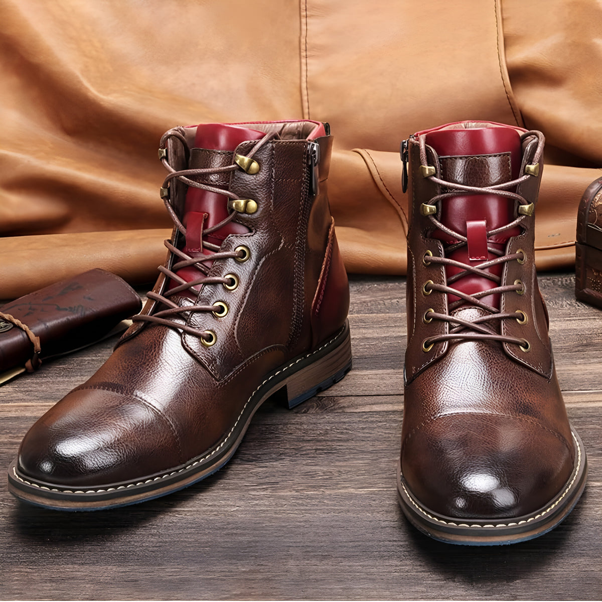 Jeffrey – Leather Autumn Boots