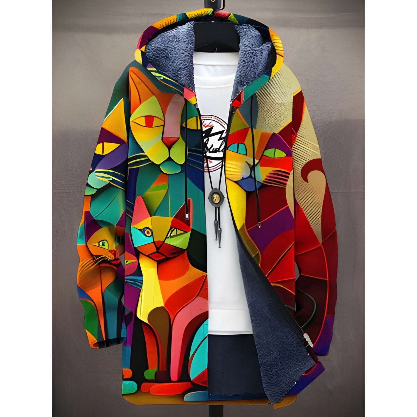 Picasso™ | Art Inspired Hooded Cardigan Jacket
