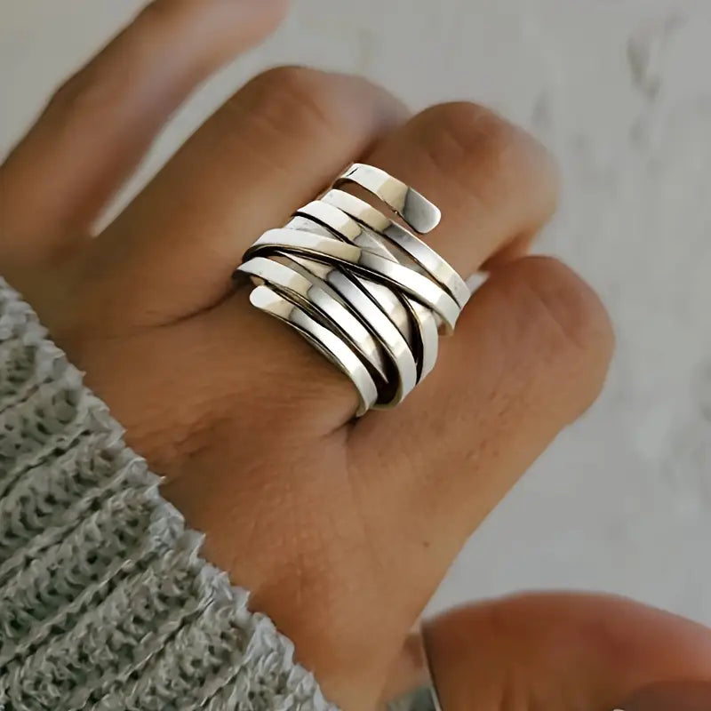 Bliss - Asymmetric Spiral Ring