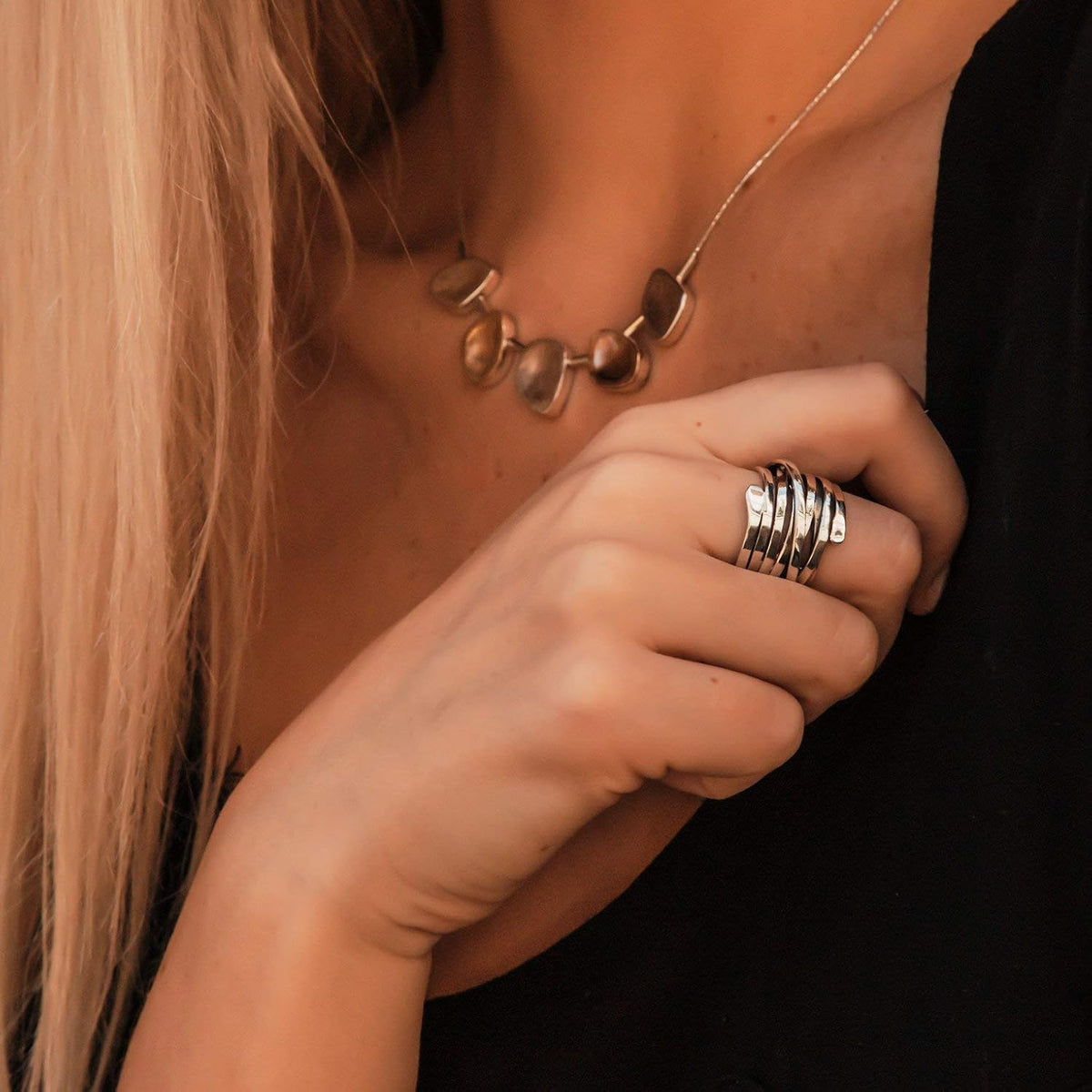 Bliss - Asymmetric Spiral Ring