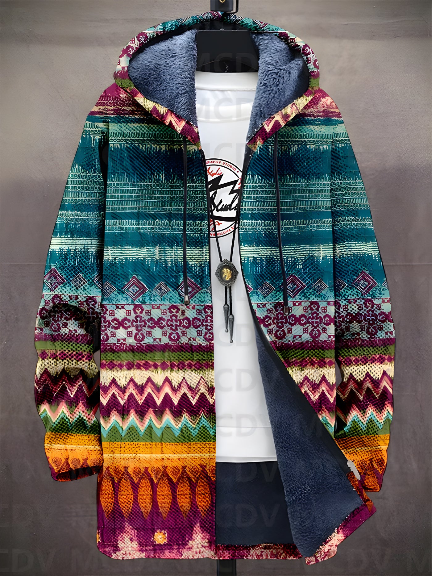 Picasso™ | Art Inspired Hooded Cardigan Jacket