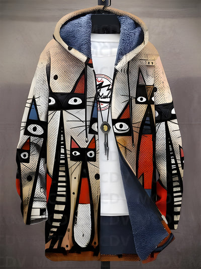 Picasso™ | Art Inspired Hooded Cardigan Jacket