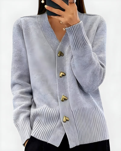 Charlotte™ | Elegant Cardigan With Hearts