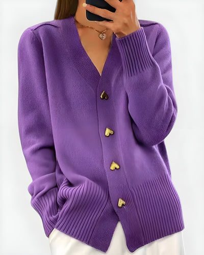 Charlotte™ | Elegant Cardigan With Hearts