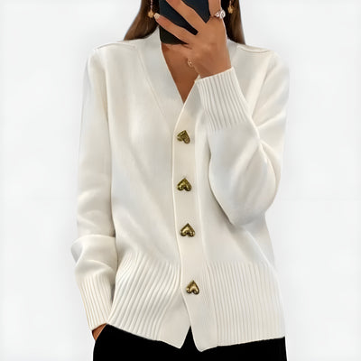Charlotte™ | Elegant Cardigan With Hearts