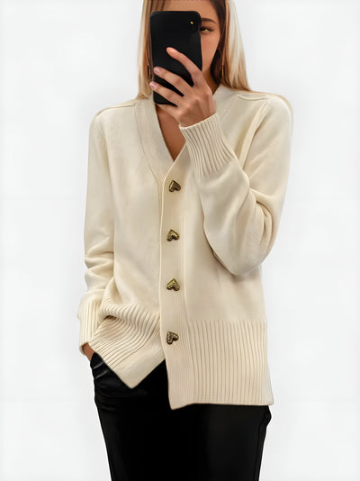 Charlotte™ | Elegant Cardigan With Hearts