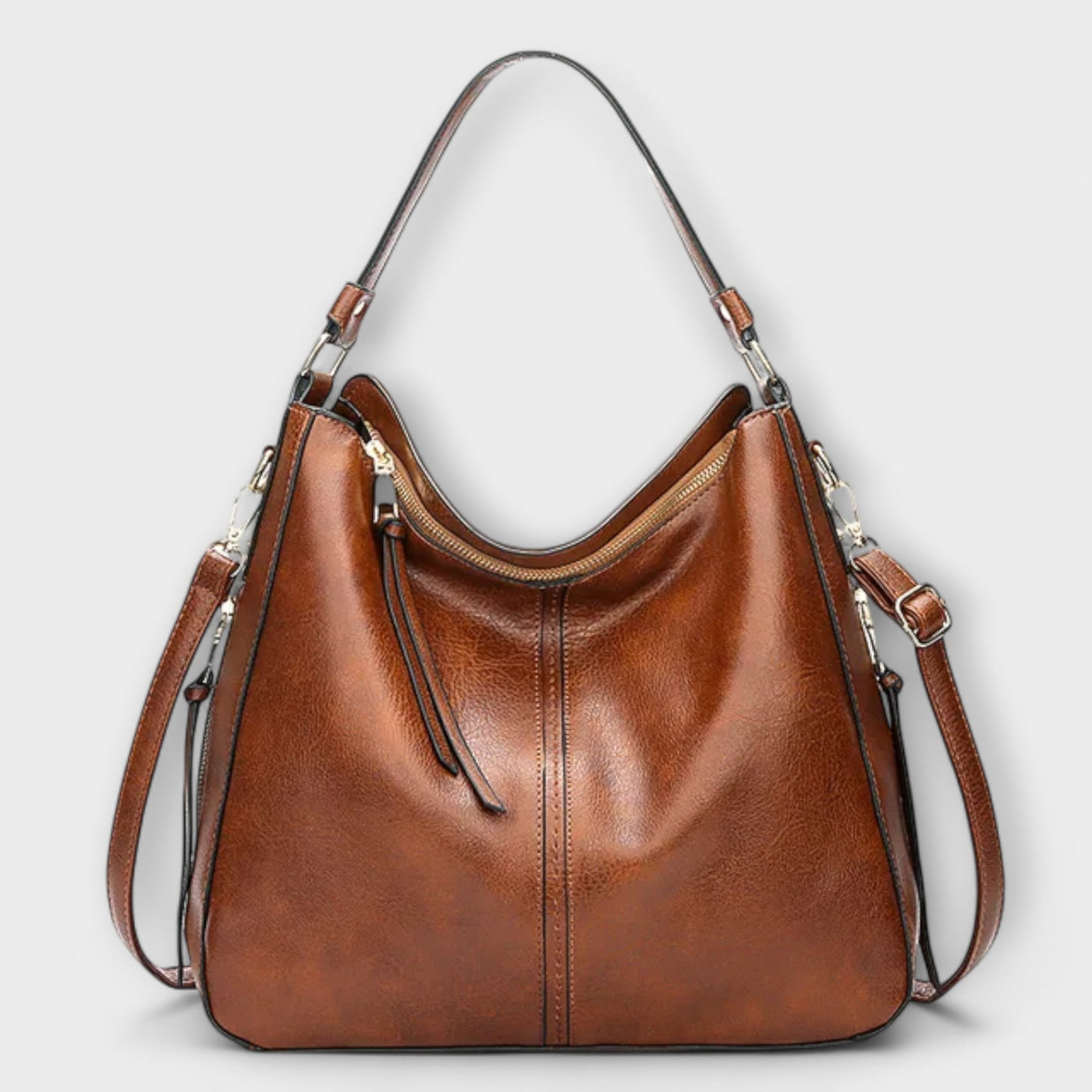 Firenze™ | Leather Large Handbag with shoulder strap