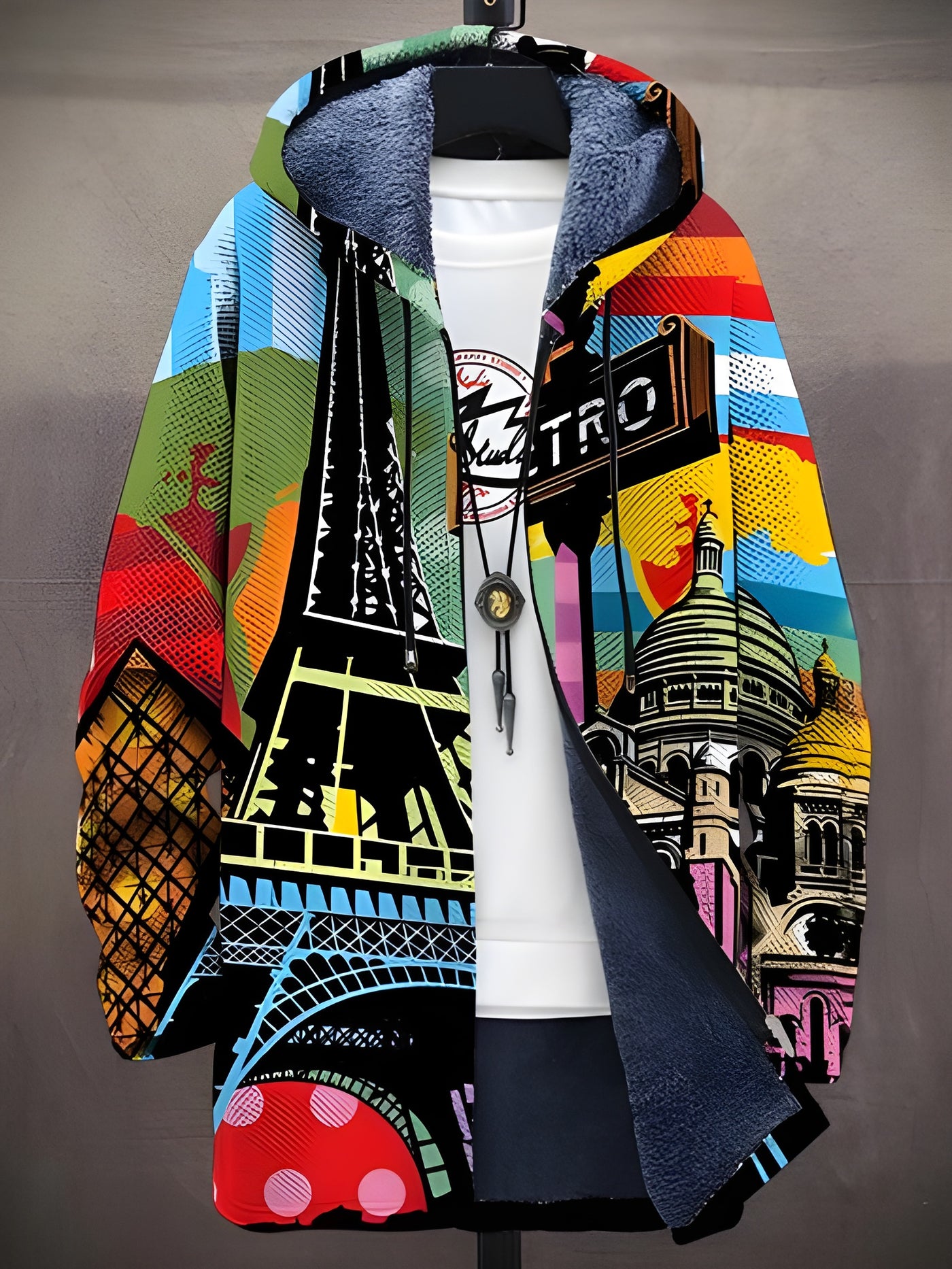 Picasso™ | Art Inspired Hooded Cardigan Jacket