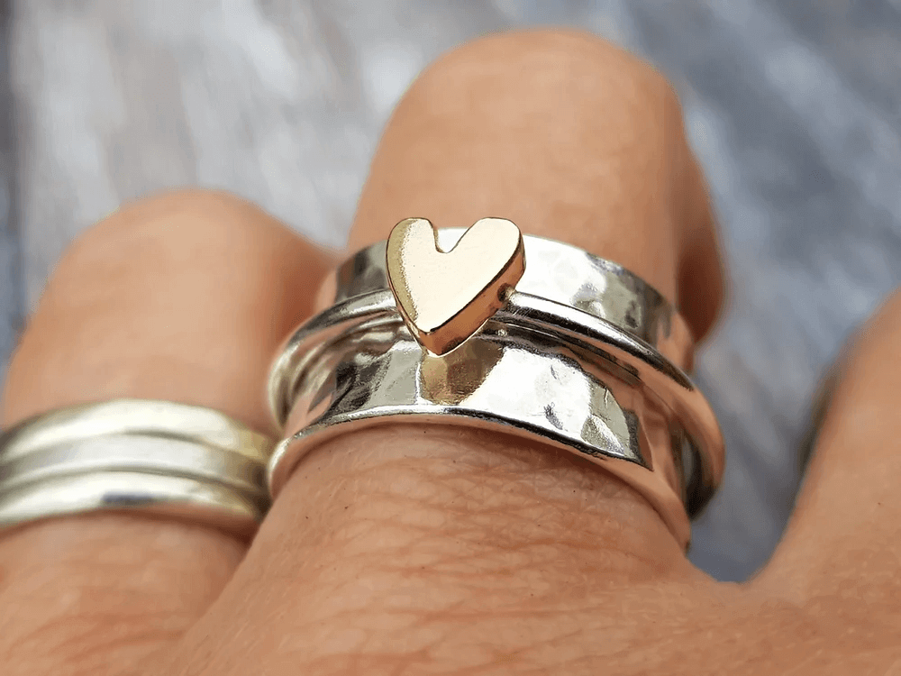 Juliette - Gold Heart Ring