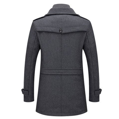 Daniel - Classic Coat with Turtleneck