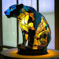 Bilera – Magic Panther Lamp in Coloured Glass