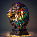 Simba – Magical Lion Lamp in Coloured Glass