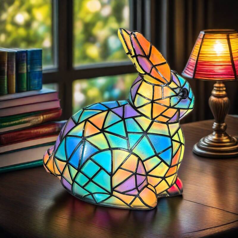 Bytchik – Magical Coloured Glass Rabbit Lamp