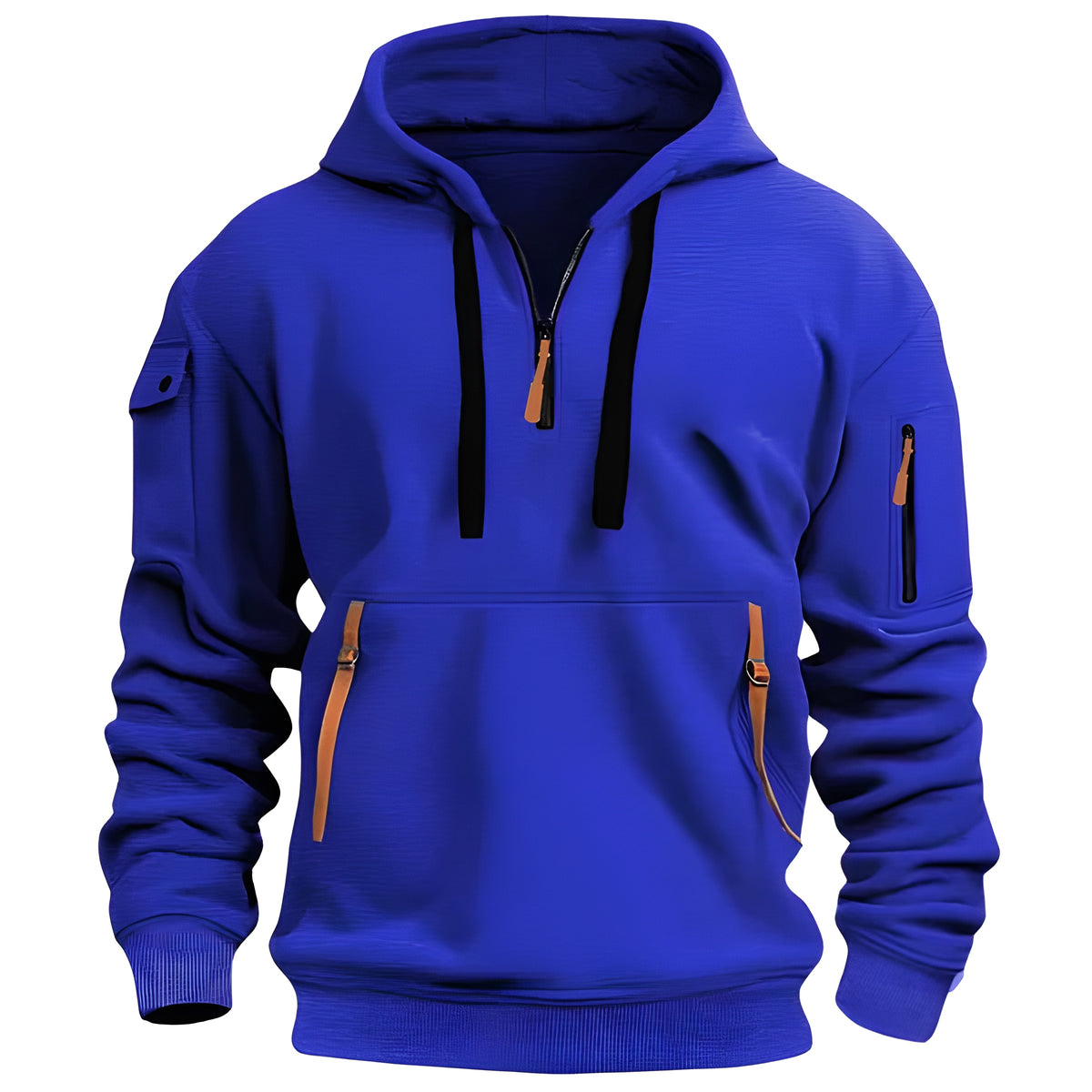 Carl - Warm Hooded Sweater With Pockets