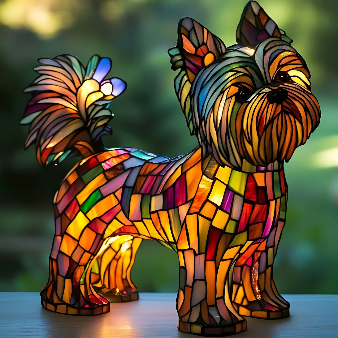 Jessey – Magical Glass Lamp for Dogs York Terrier
