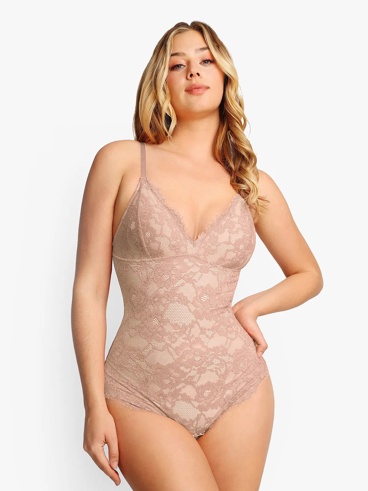 Manuella - Shapewear Full Lace Bodysuit