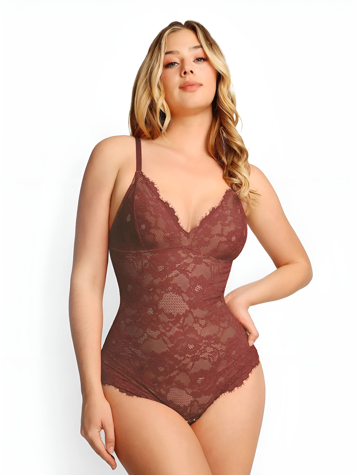 Manuella - Shapewear Full Lace Bodysuit