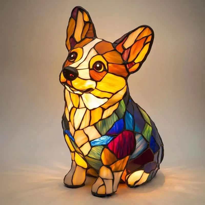 Elisabeth – Radiant Corgi Lamp Corgi