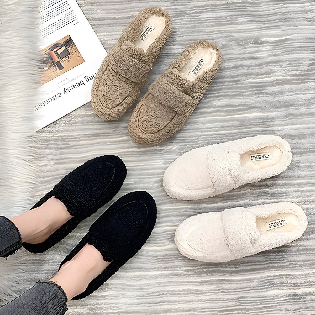 PajamaPace | Warm Slipper With Elegant Design