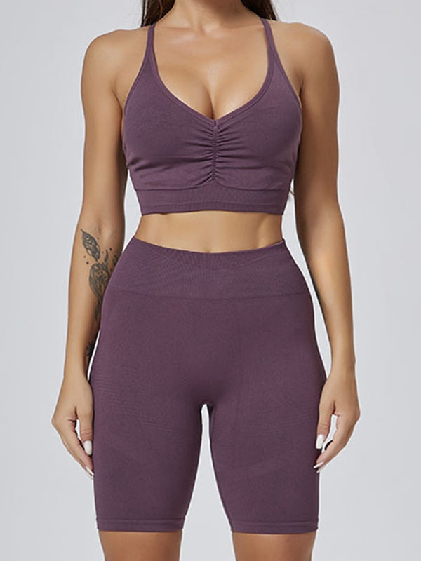 Elastic Tight 2piece Tracksuit