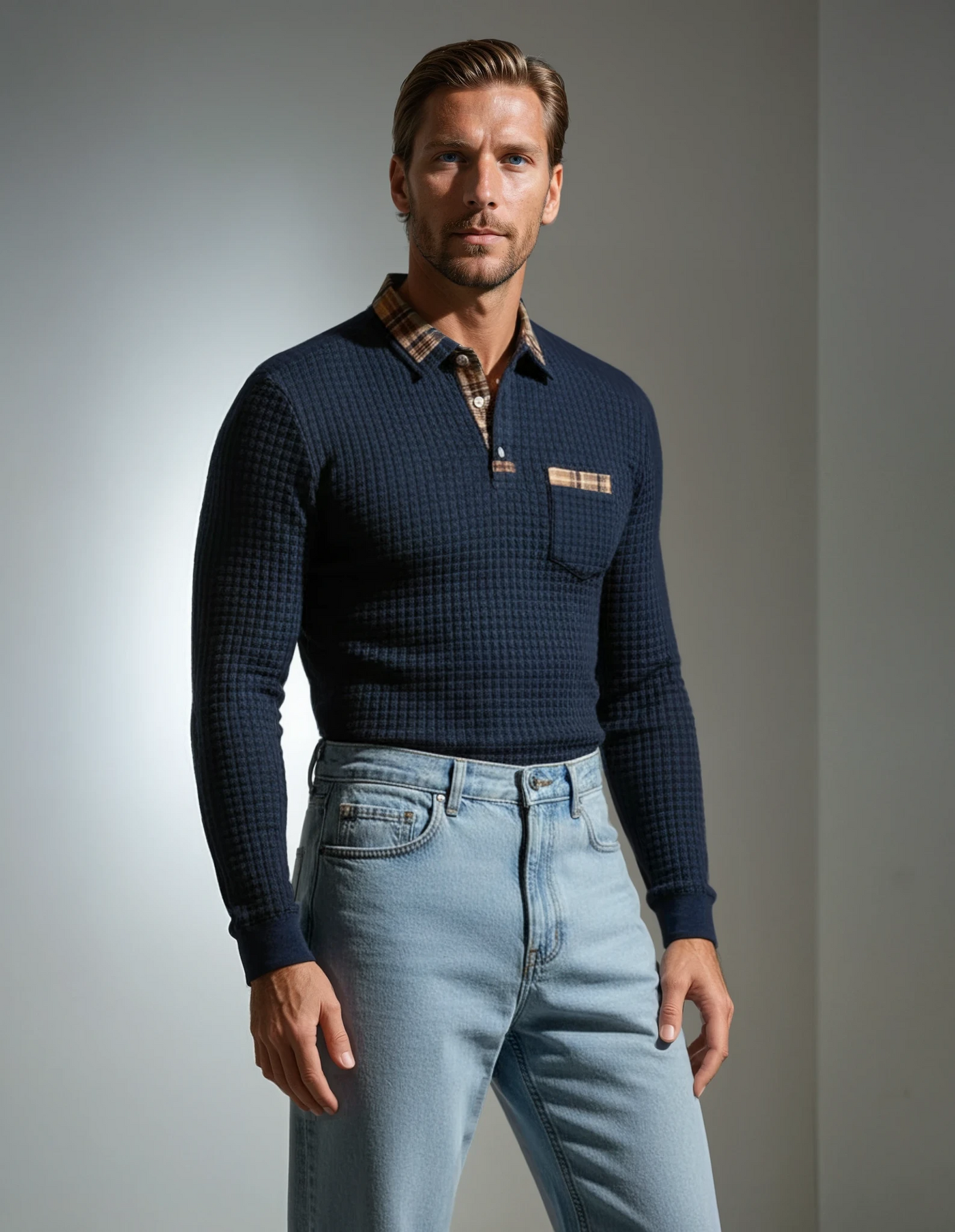 Alan - Warm Autumn Polo Shirt