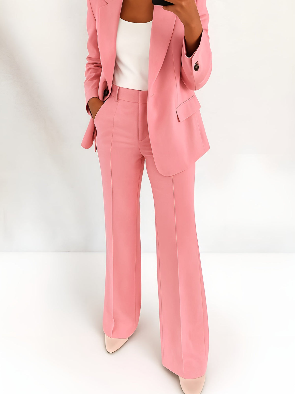 Natalia | Elegant Two Piece Blazer & Trousers Set