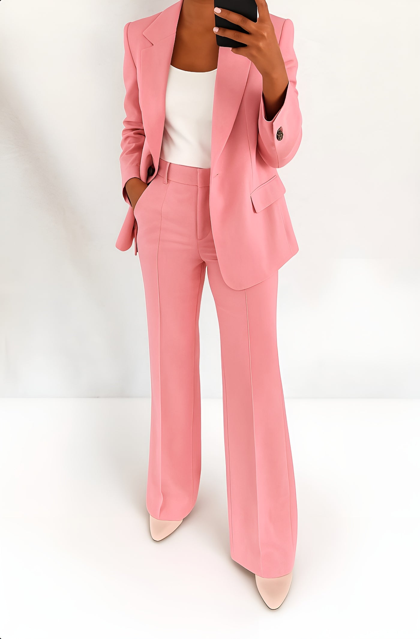 Natalia | Elegant Two Piece Blazer & Trousers Set
