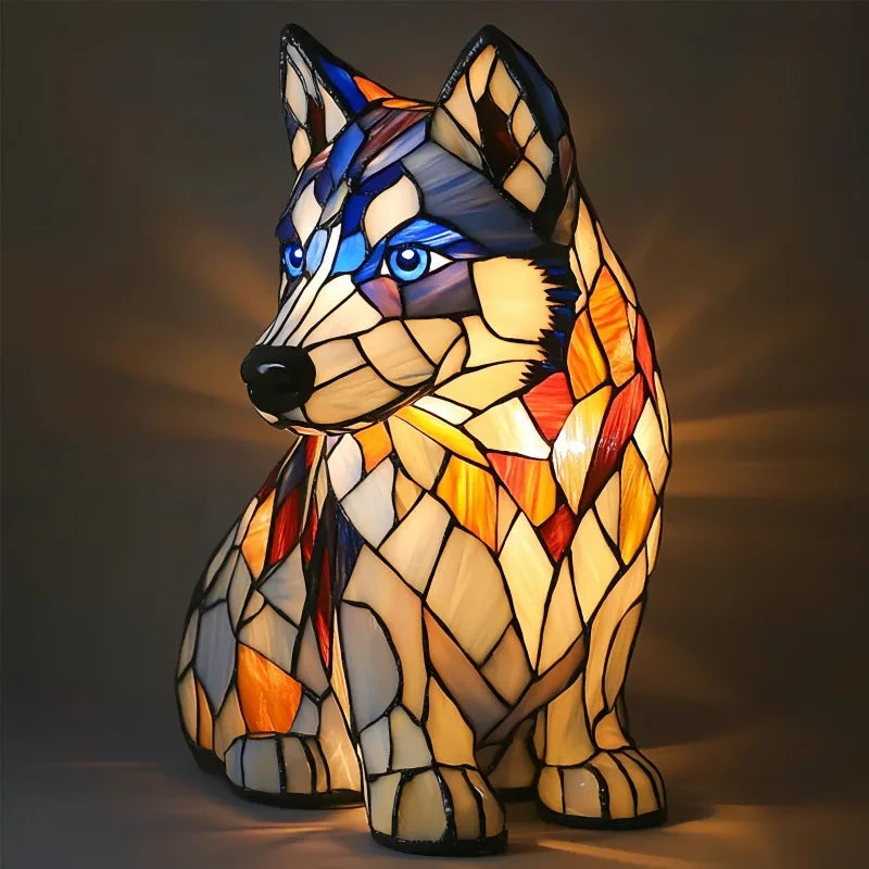 Dex – Glacier Husky Look Lamp