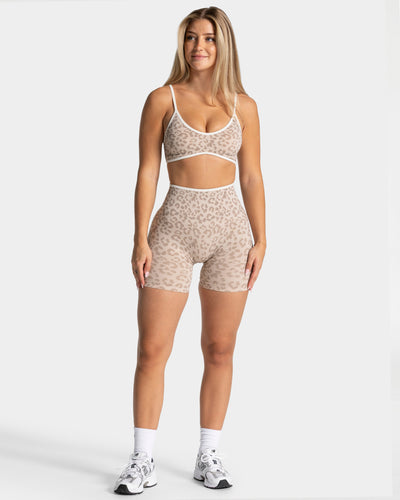 Ignite Sculpt Scrunch Shorts ‘Leopard Print’