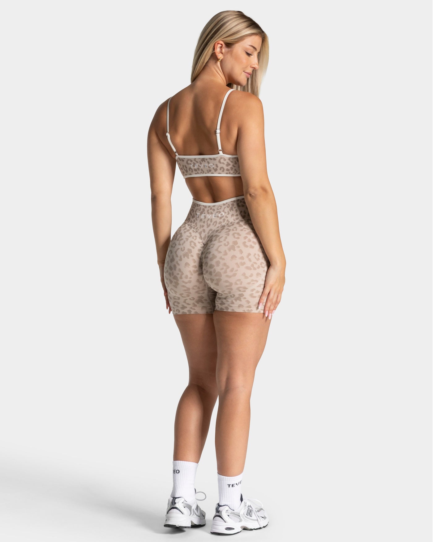 Ignite Sculpt Scrunch Shorts ‘Leopard Print’
