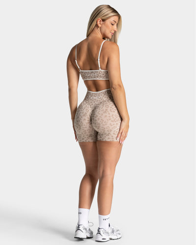 Ignite Sculpt Scrunch Shorts ‘Leopard Print’