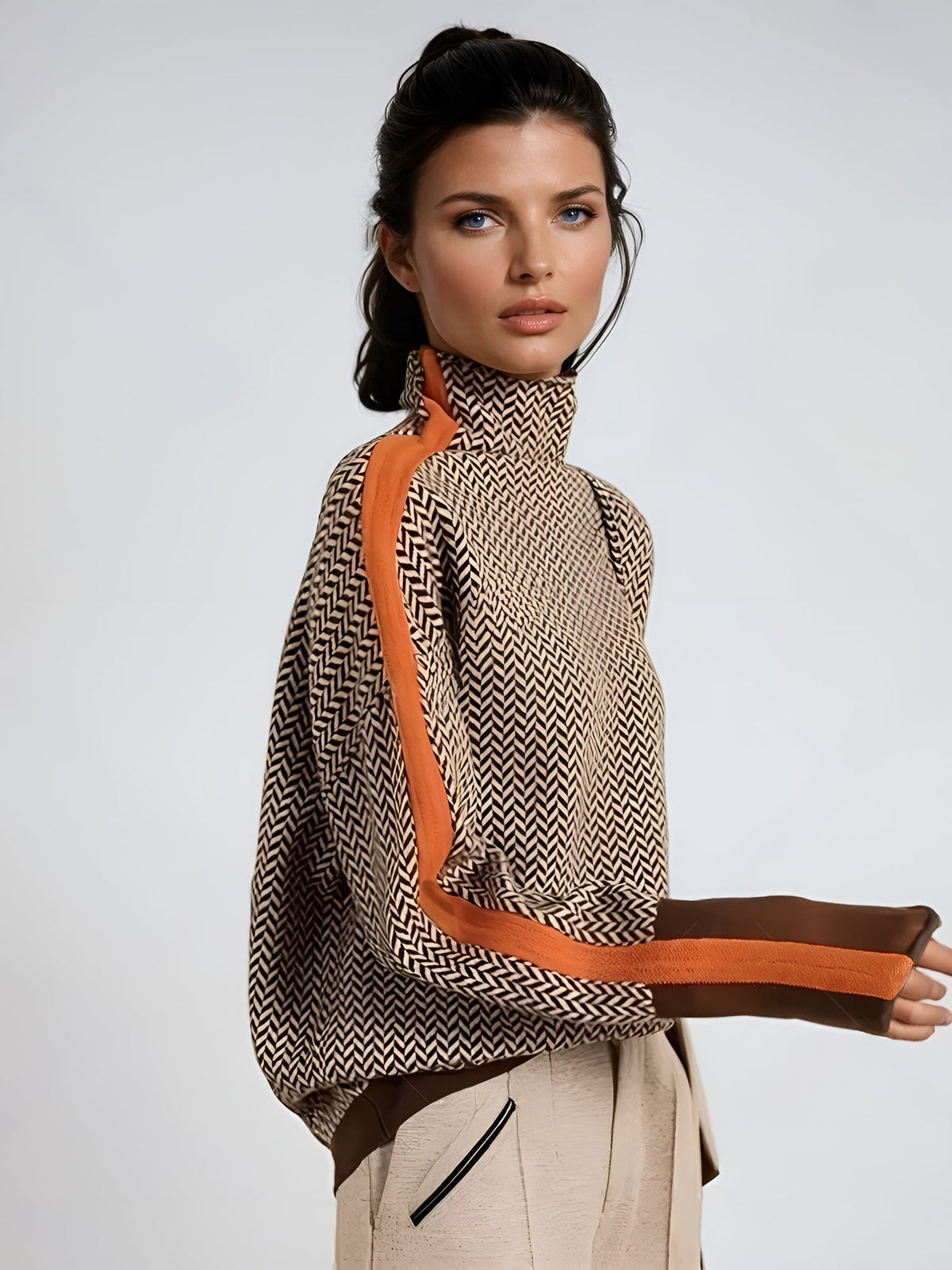 Adriana - Knitted Turtleneck Sweater