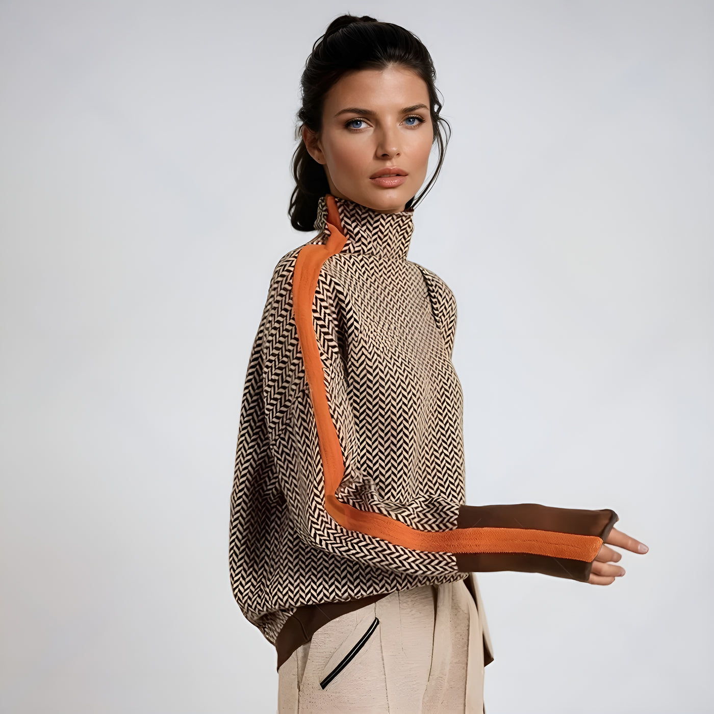 Adriana - Knitted Turtleneck Sweater