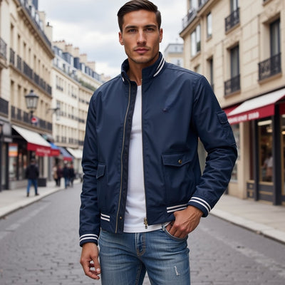 Mike™ | Autumn Blouson With Standing Collar