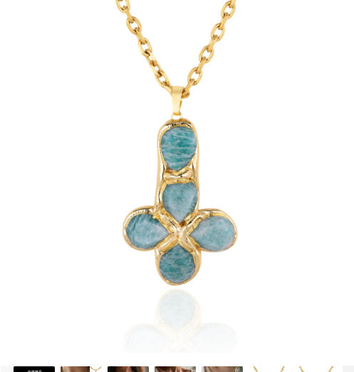 FloFLo™ |  Necklace Soft Stone Cross