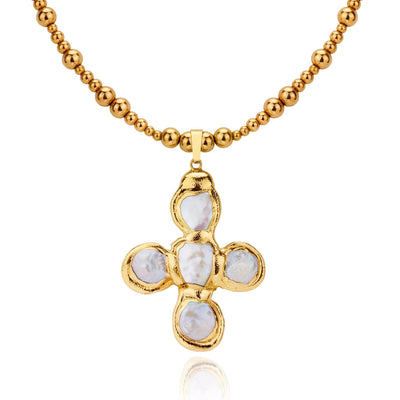 FloFLo™ |  Necklace Soft Stone Cross