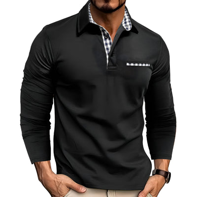 Alex™ | Men's Casual Colorblock Polo Shirt