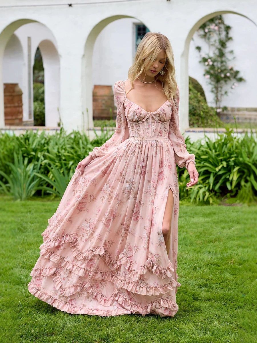 Fea™ | Delicate floral maxi dress
