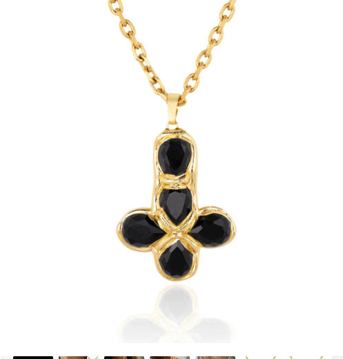 FloFLo™ |  Necklace Soft Stone Cross