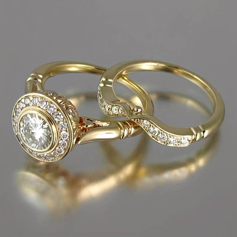 Zircon Gold Elegance Set