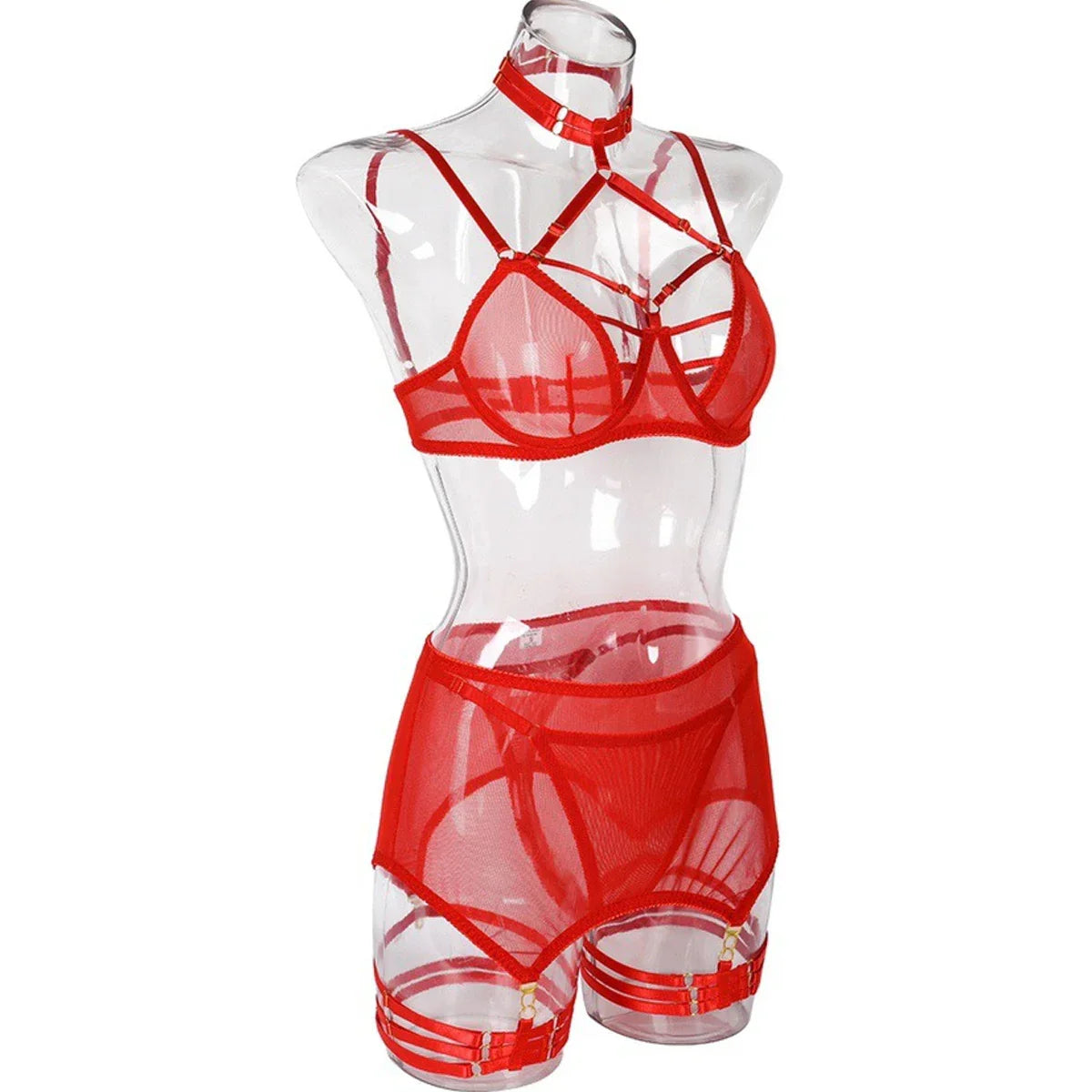 Alison - Mesh Lingerie Set
