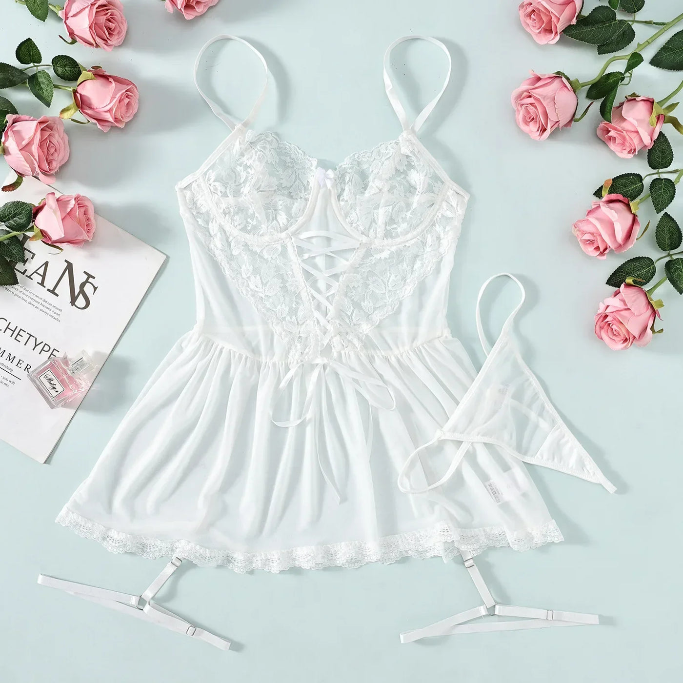 Giorgia - Lace Babydoll Set