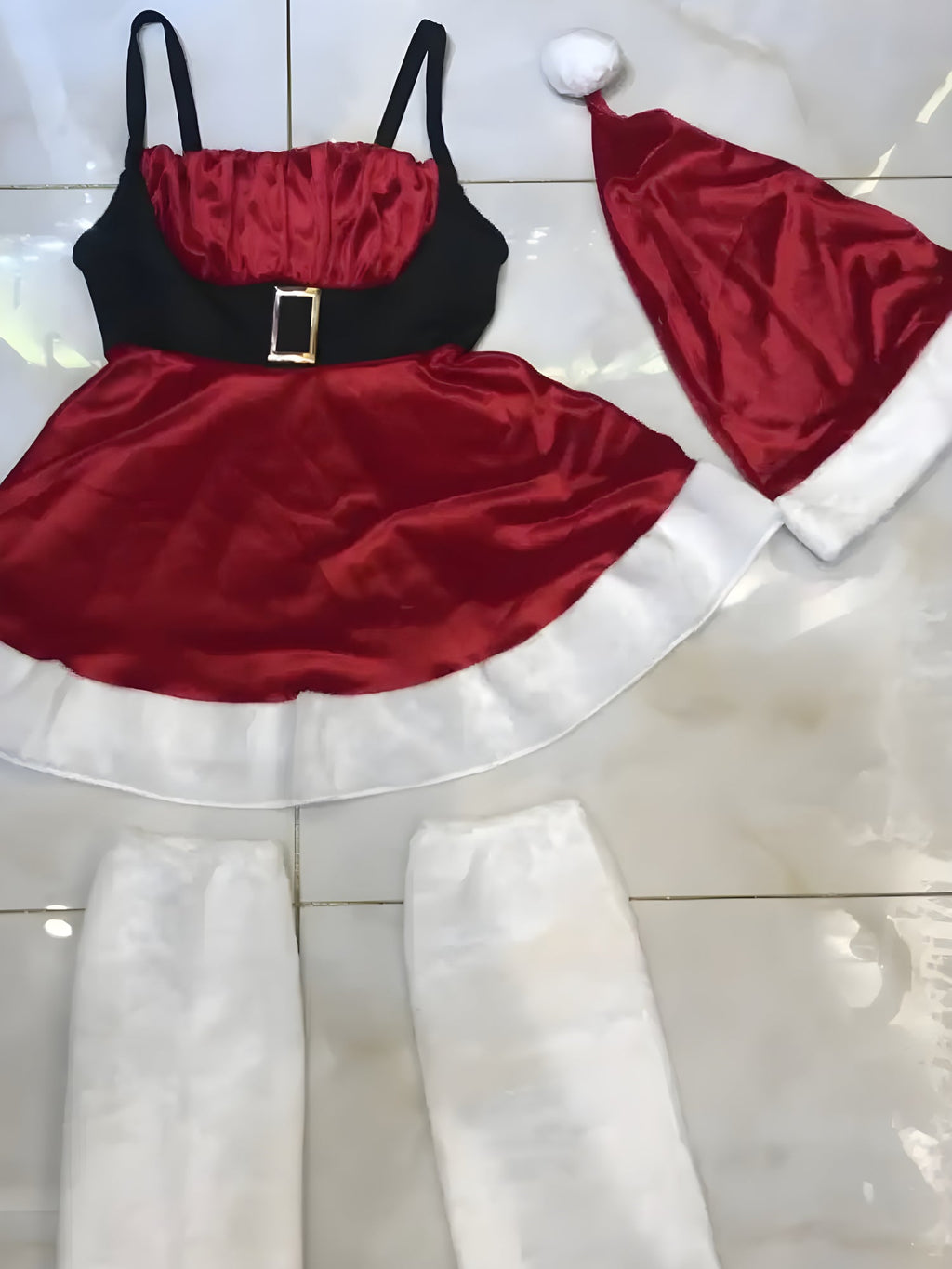 Anna - Sexy Santa Claus Sling Dress
