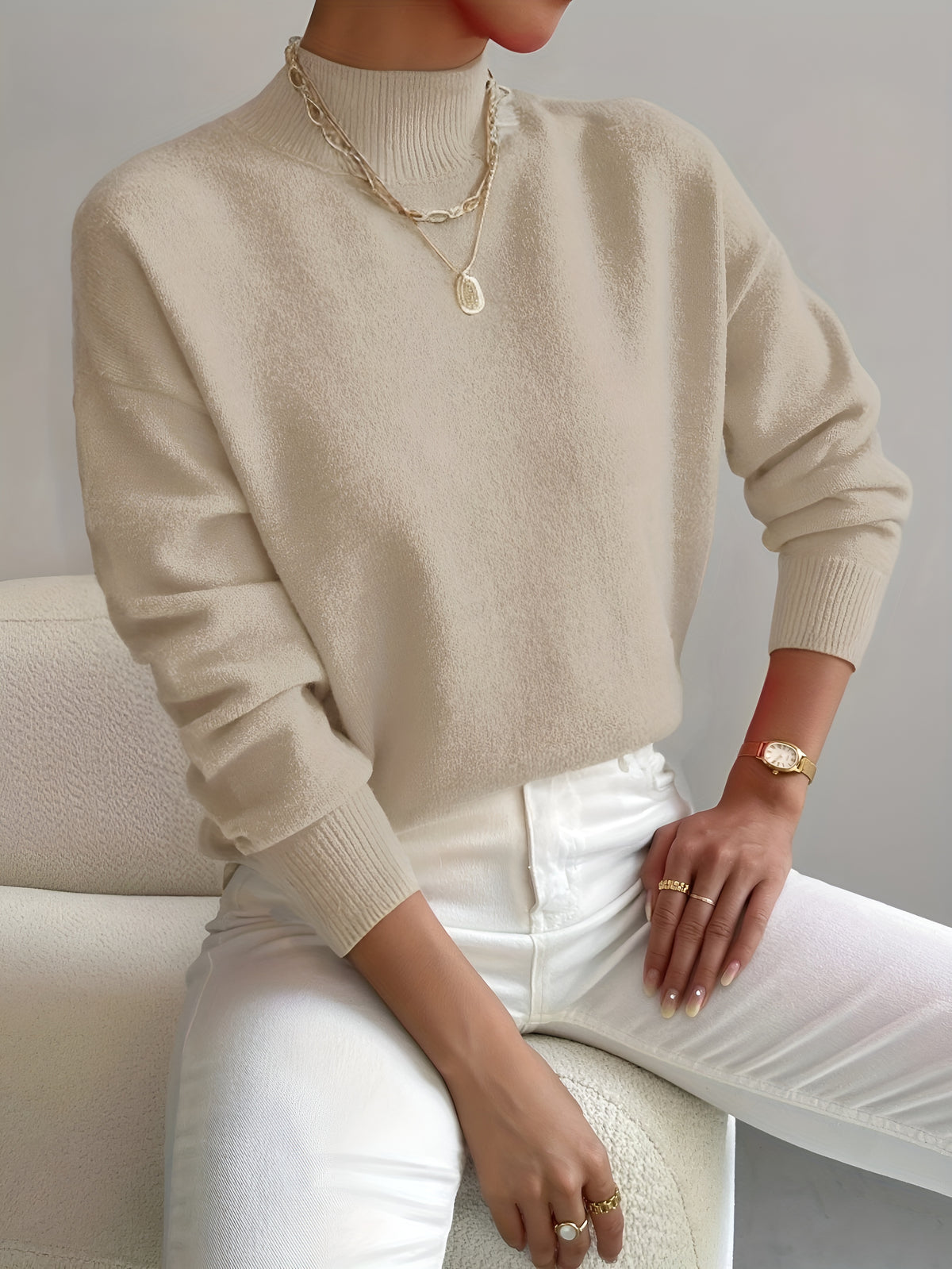 Kylie™ | Elegant and Comfortable Turtleneck Pullover