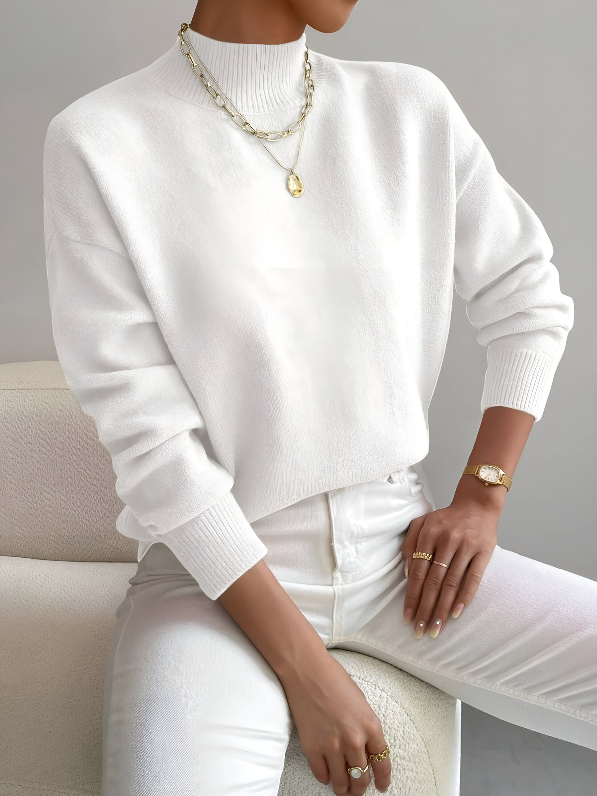Kylie™ | Elegant and Comfortable Turtleneck Pullover