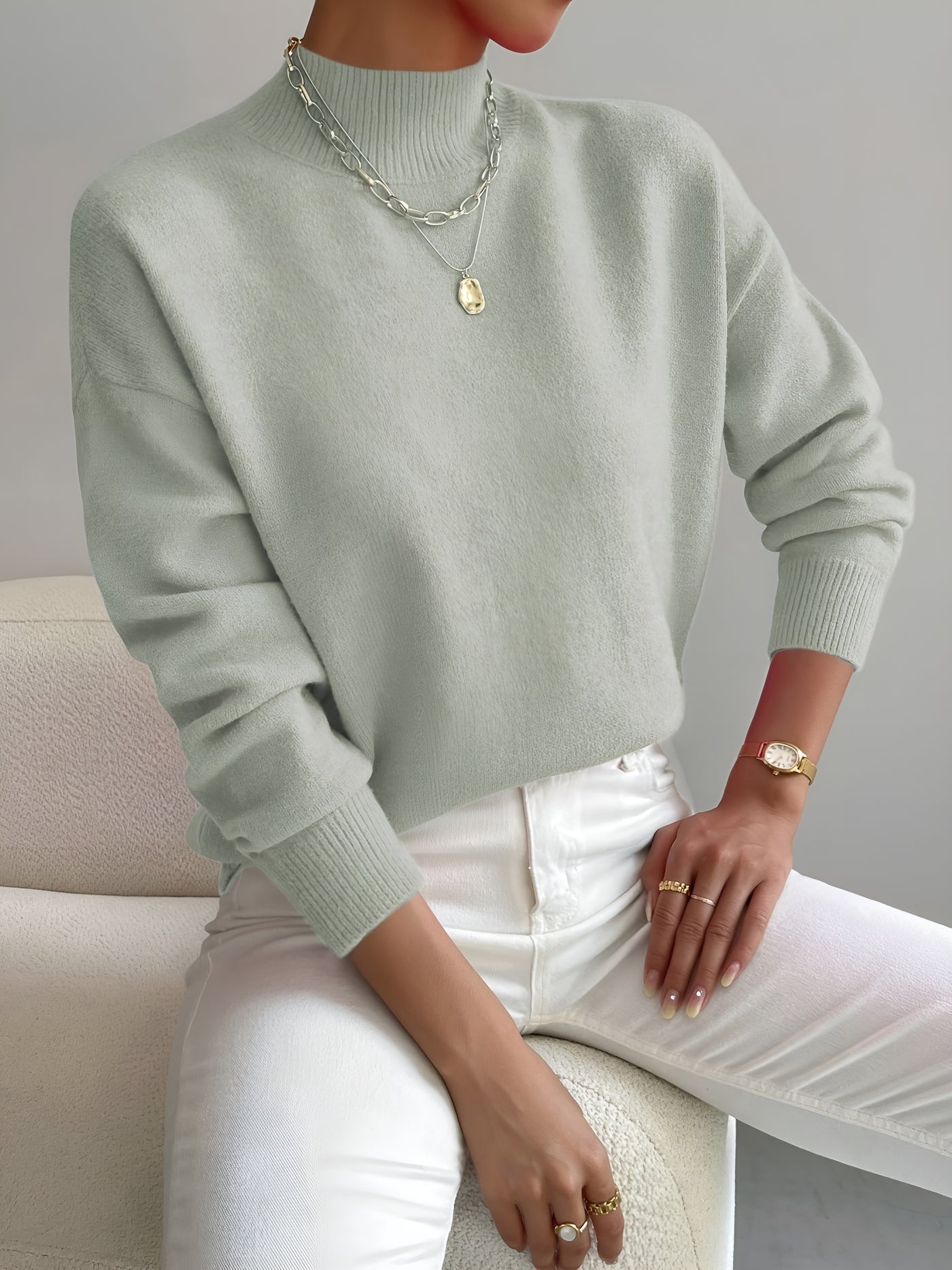 Kylie™ | Elegant and Comfortable Turtleneck Pullover