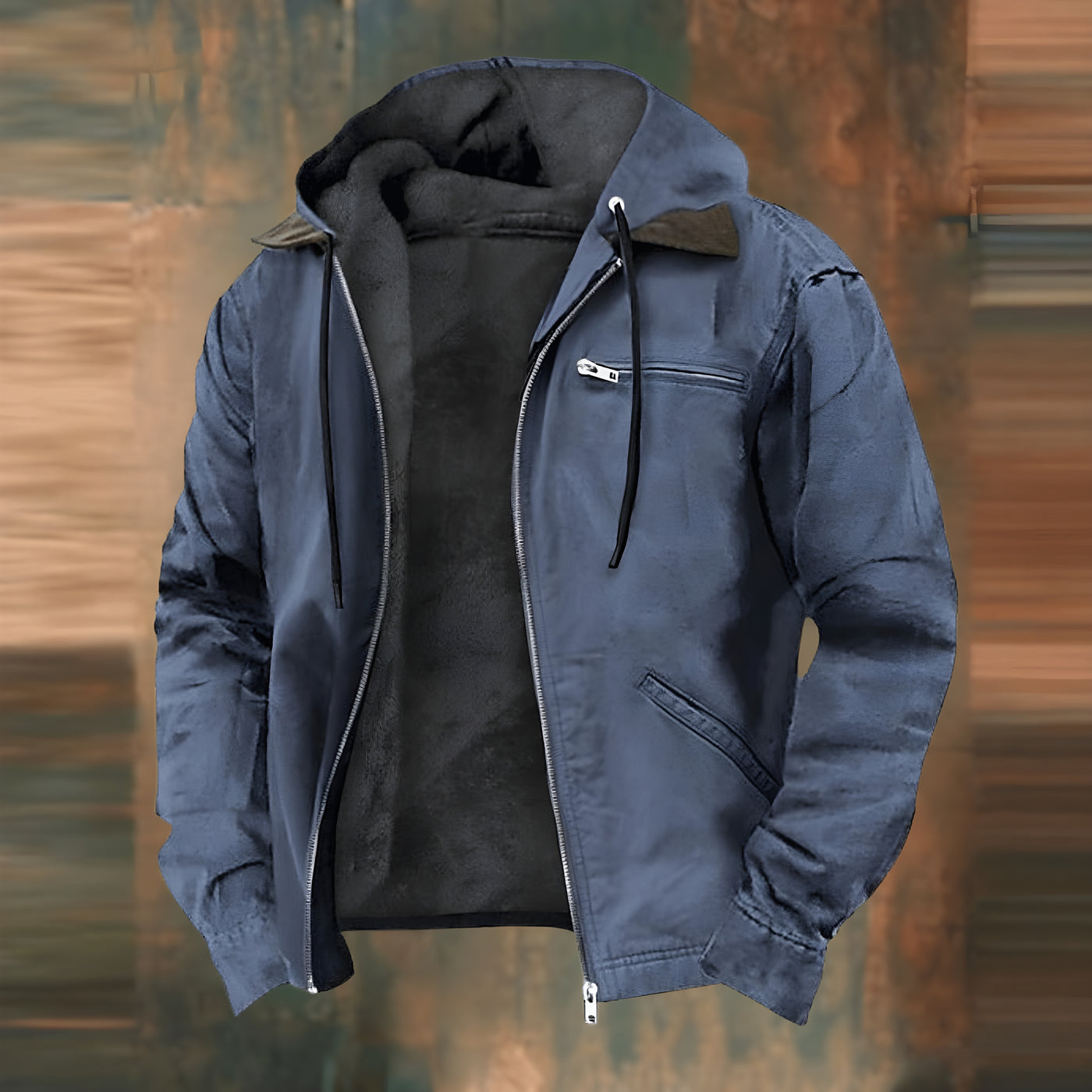 Simon | Hooded Fleece Jacket With Pockets