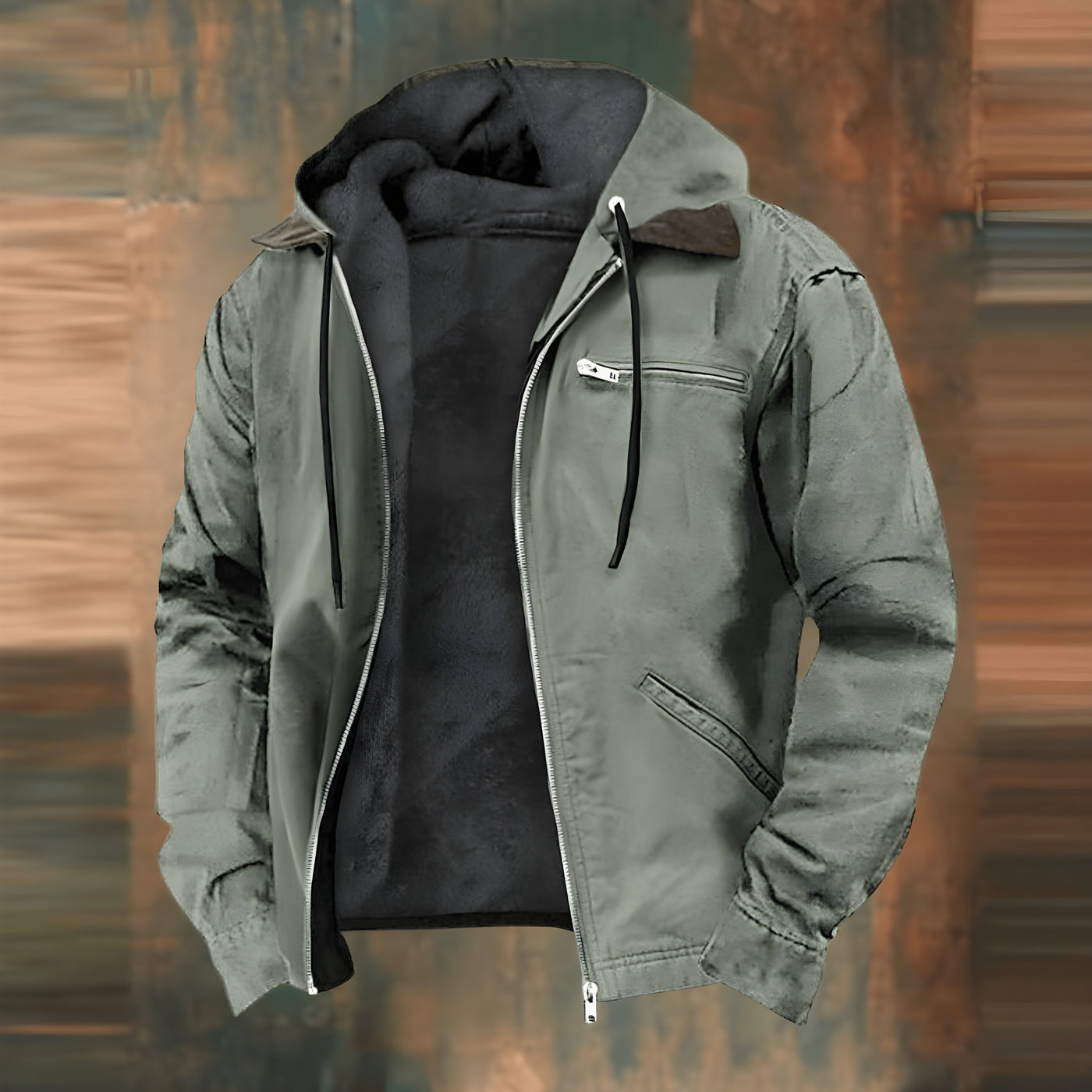 Simon | Hooded Fleece Jacket With Pockets