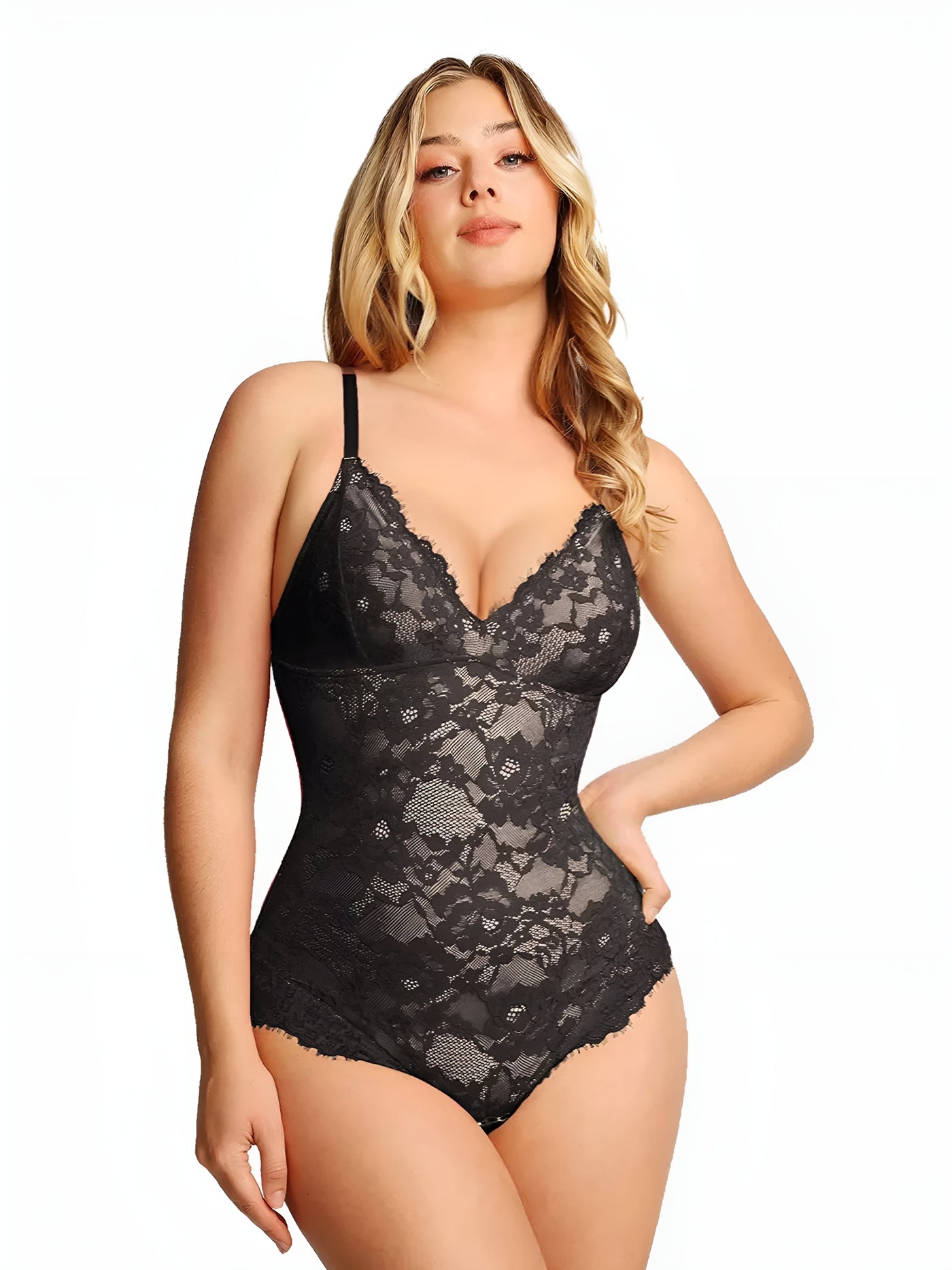 Manuella - Shapewear Full Lace Bodysuit